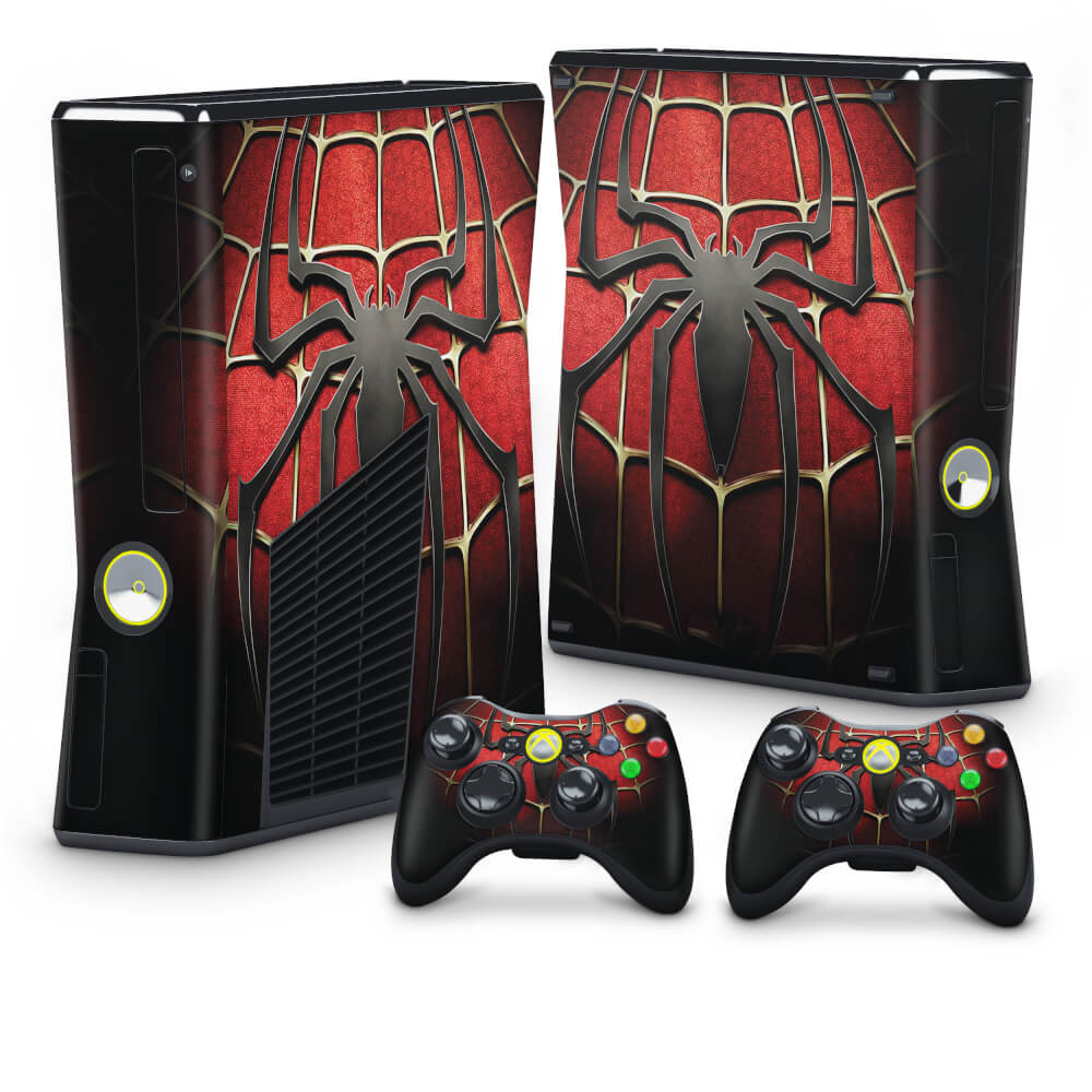 Skin Anti-Rage Xbox 360 Slim - Spiderman Homem-Aranha #B