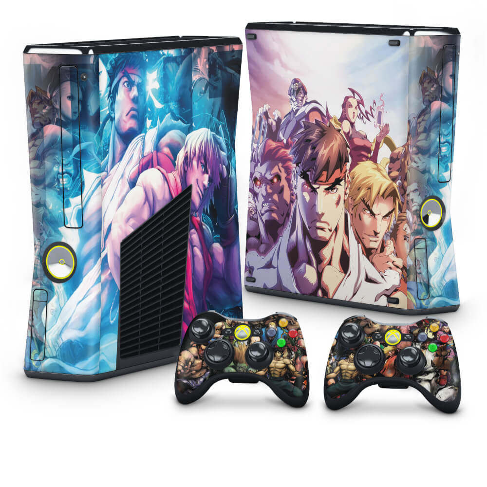Skin Anti-Rage Xbox 360 Slim - Street Fighter