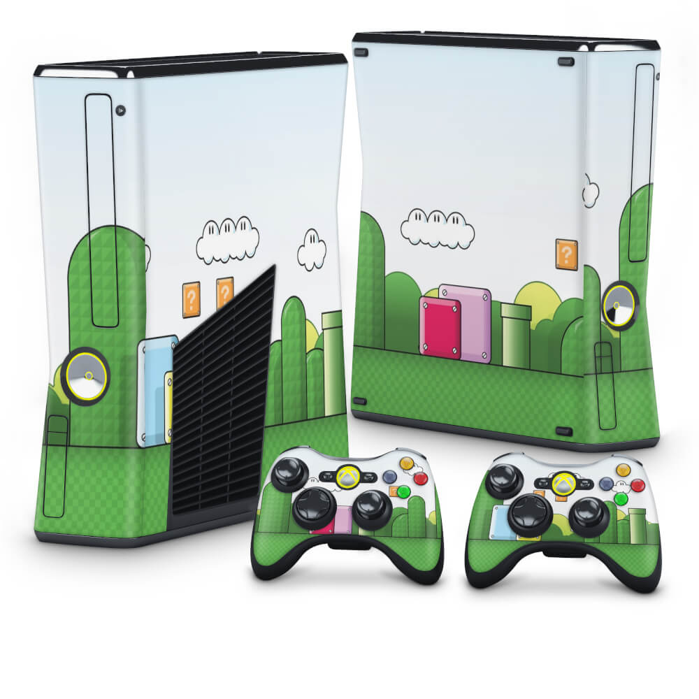 Skin Anti-Rage Xbox 360 Slim - Super Mario Bros.