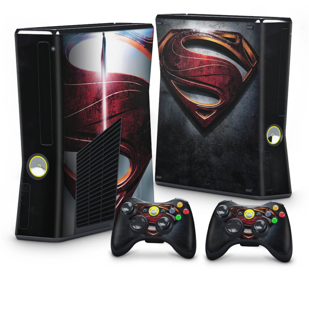 Skin Anti-Rage Xbox 360 Slim - Superman - Man of Steel