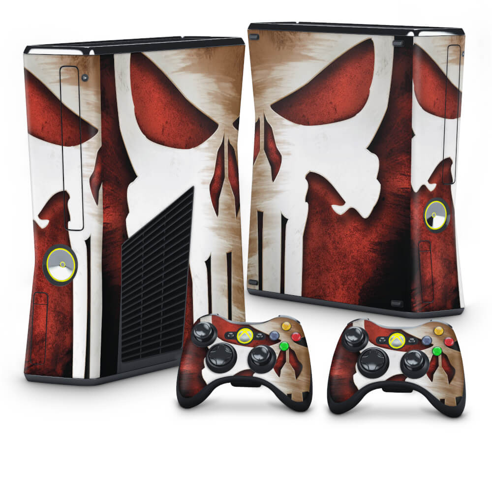 Skin Anti-Rage Xbox 360 Slim - The Punisher Justiceiro