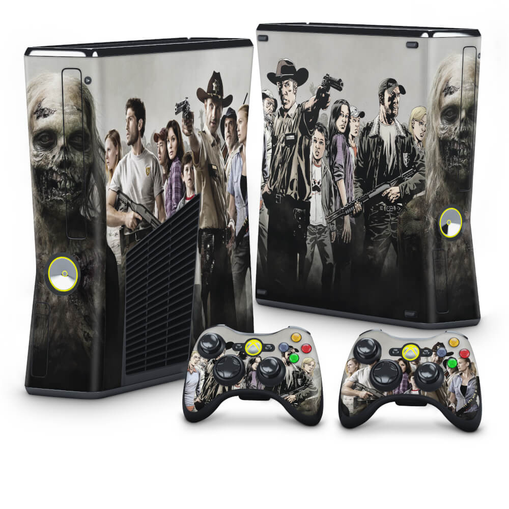 Skin Anti-Rage Xbox 360 Slim - The Walking Dead #A