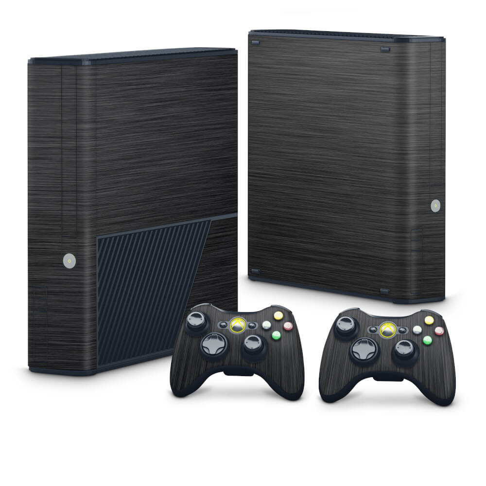 Skin Anti-Rage Xbox 360 Super Slim - Aço Escovado Preto