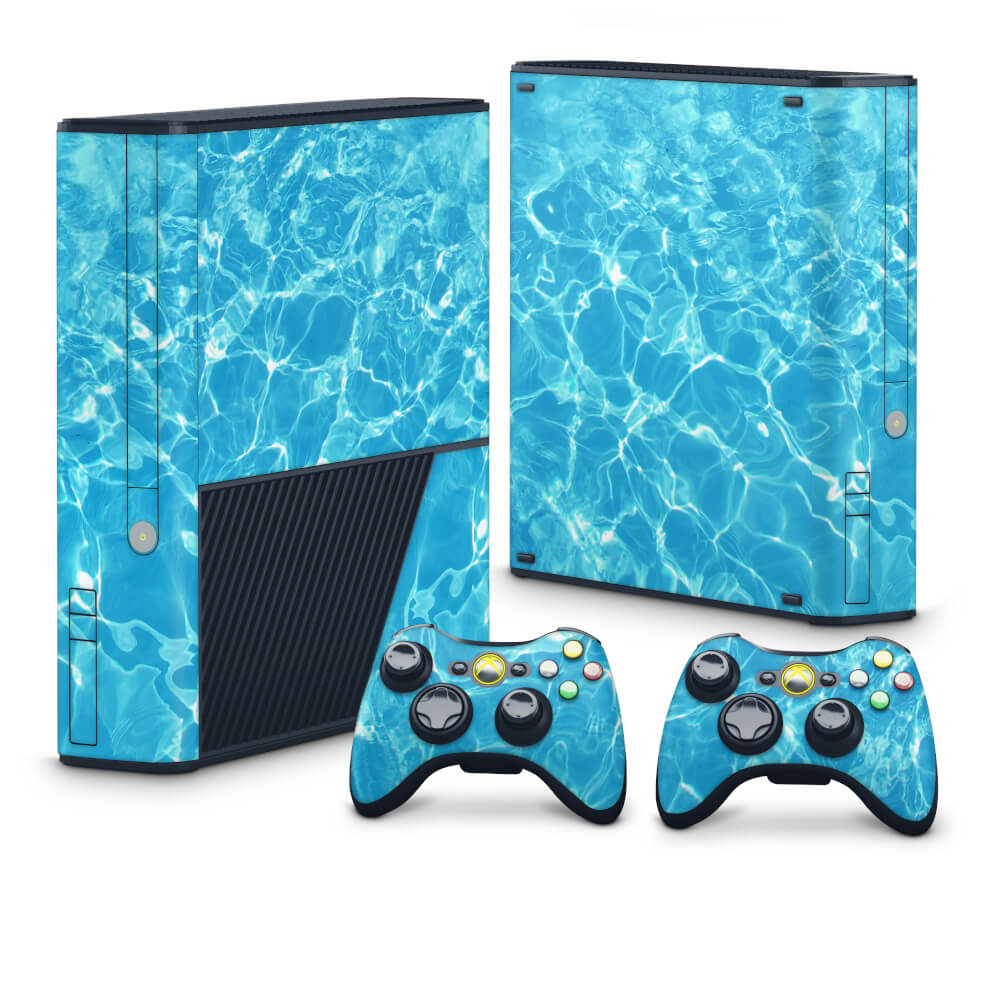 Skin Anti-Rage Xbox 360 Super Slim - Aquático Água