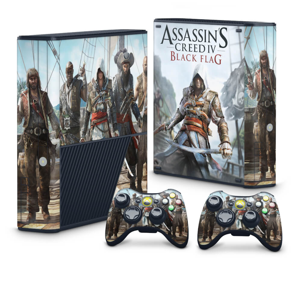 Skin Anti-Rage Xbox 360 Super Slim - Assassins Creed IV Black Flag