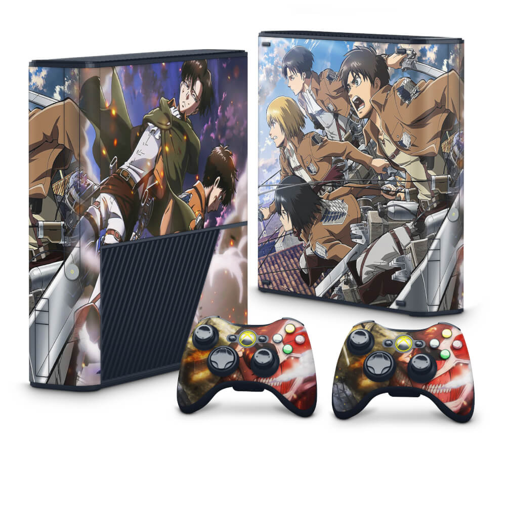 Skin Anti-Rage Xbox 360 Super Slim - Attack on Titan #A