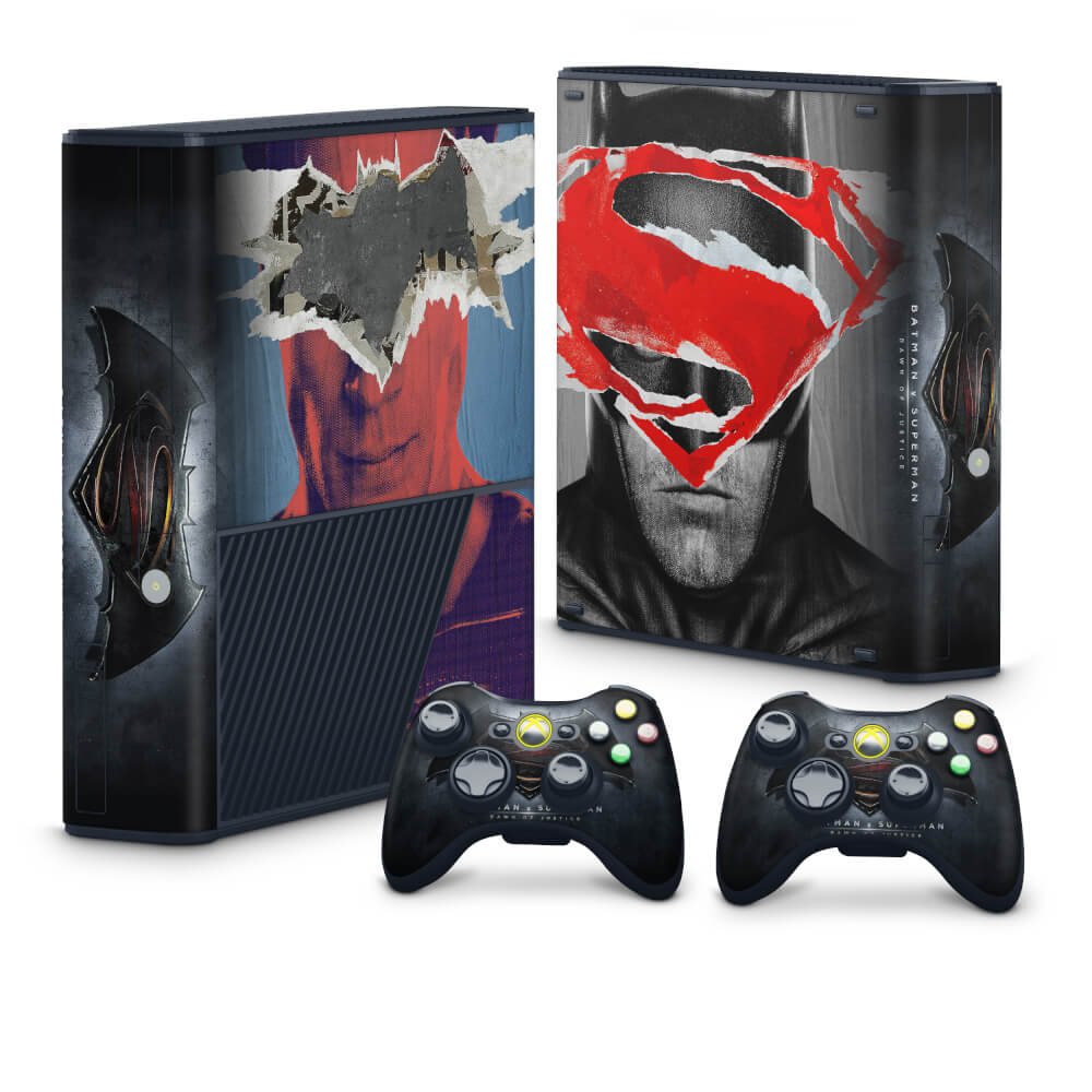 Skin Anti-Rage Xbox 360 Super Slim - Batman vs Superman