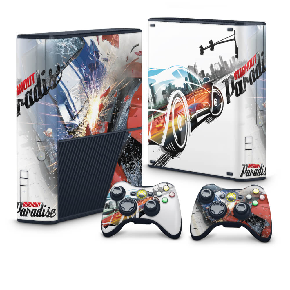 Skin Anti-Rage Xbox 360 Super Slim - Burnout Paradise