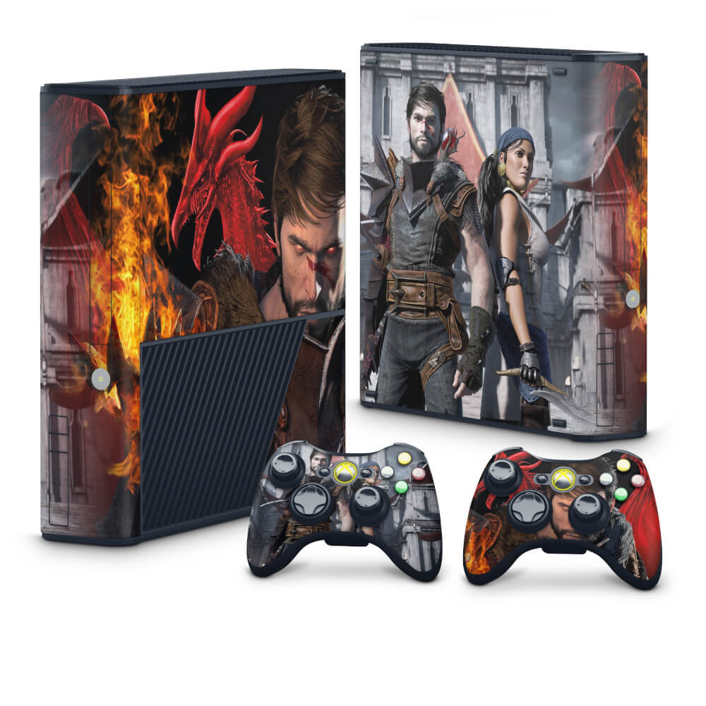 Skin Anti-Rage Xbox 360 Super Slim - Dragon Age 2