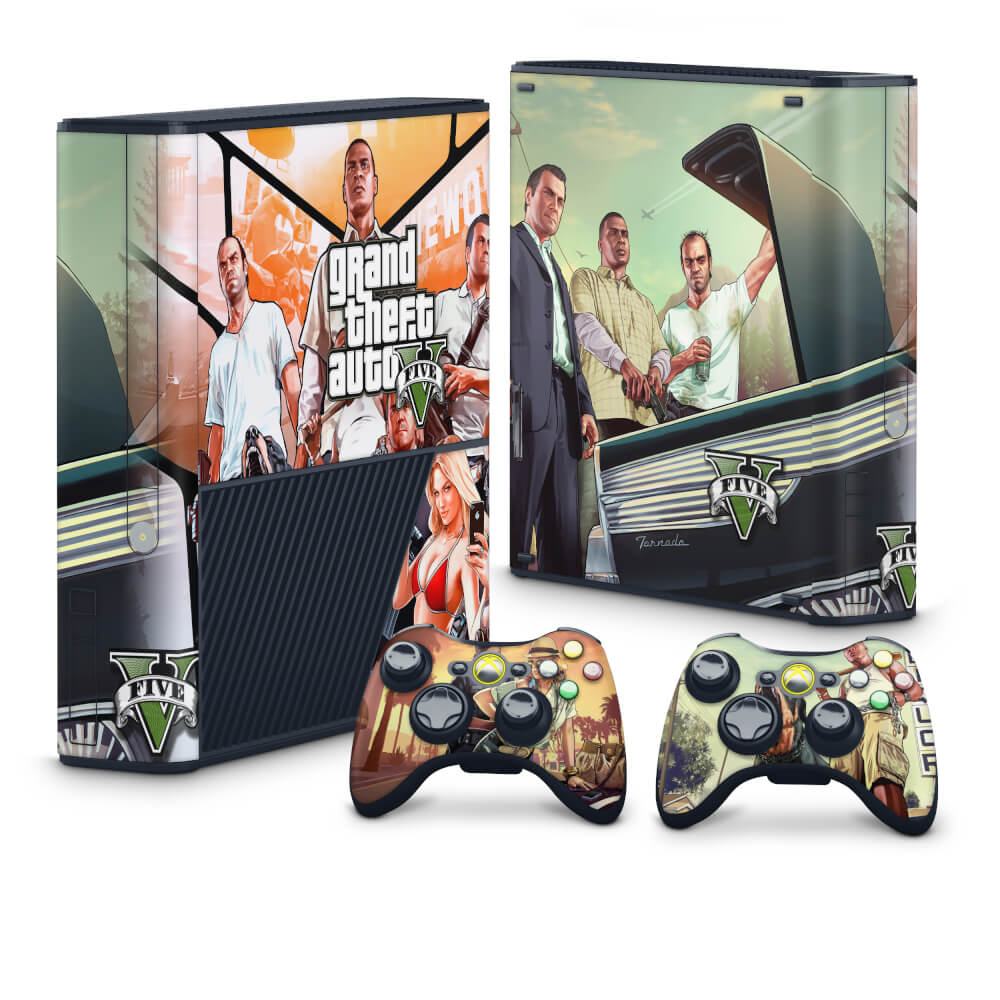Skin Anti-Rage Xbox 360 Super Slim - GTA V