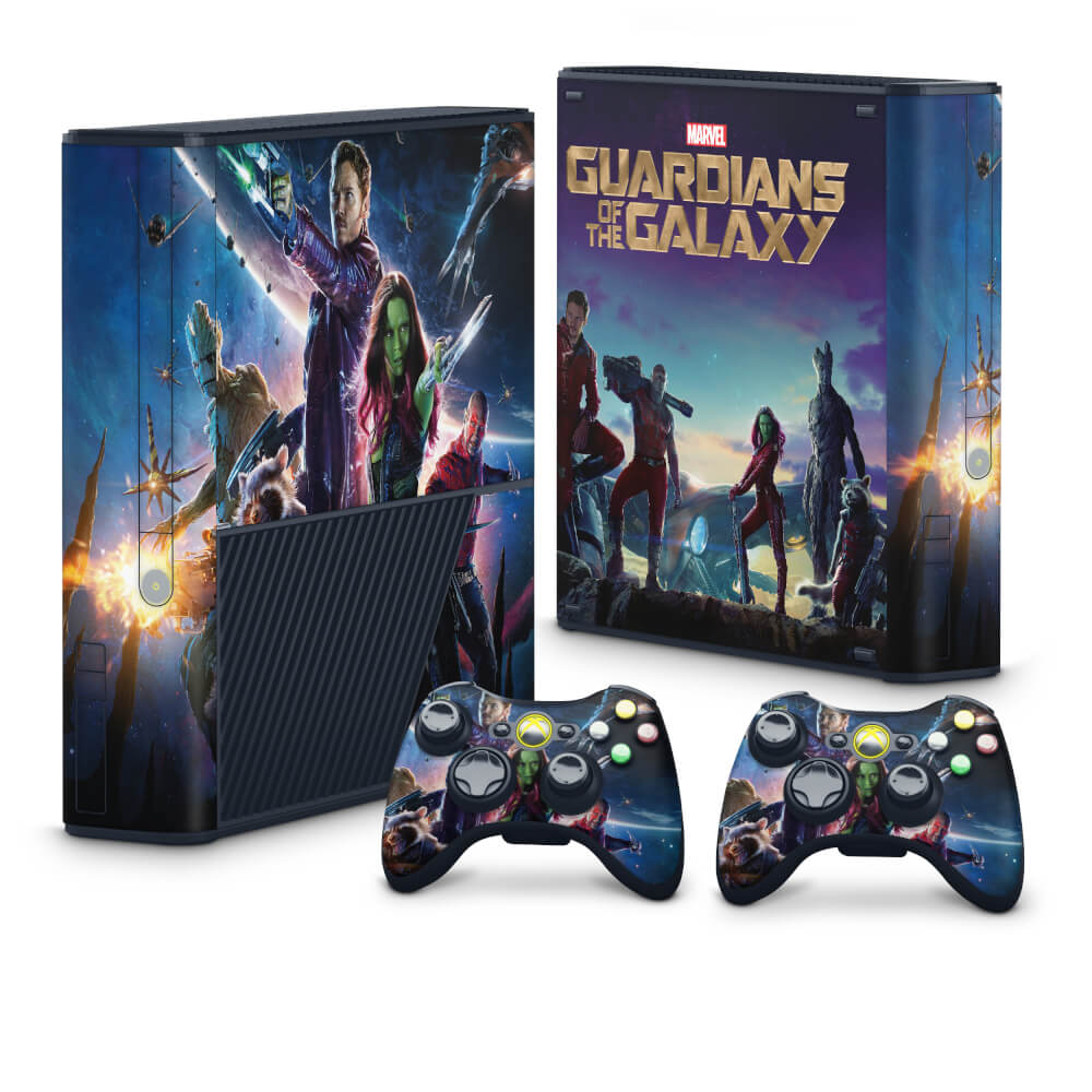Skin Anti-Rage Xbox 360 Super Slim - Guardiões da Galaxia