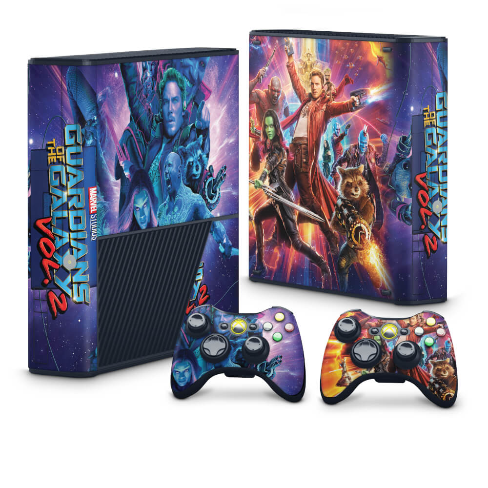 Skin Anti-Rage Xbox 360 Super Slim - Guardiões Da Galáxia Vol 2