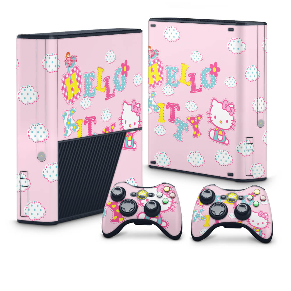 Skin Anti-Rage Xbox 360 Super Slim - Hello Kitty