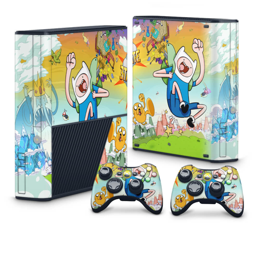 Skin Anti-Rage Xbox 360 Super Slim - Hora de Aventura