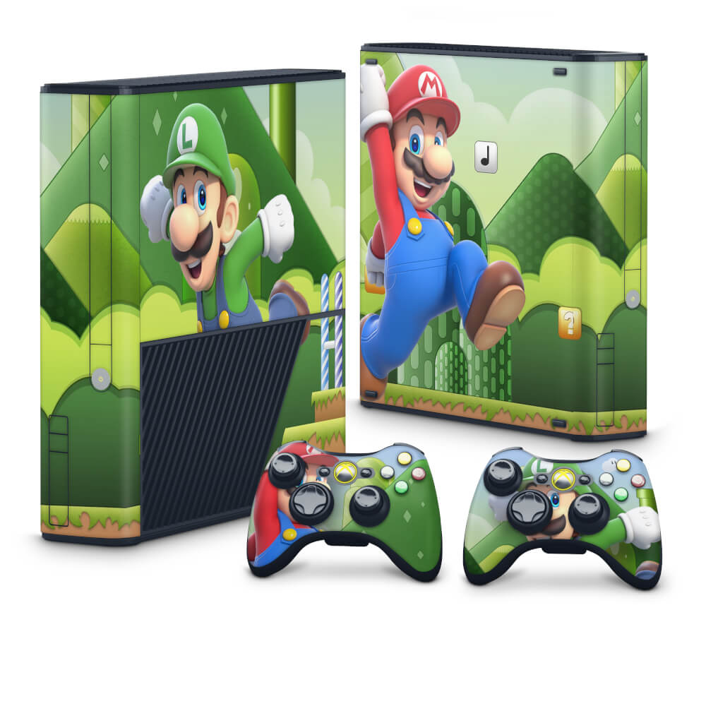 Skin Anti-Rage Xbox 360 Super Slim - Mario & Luigi