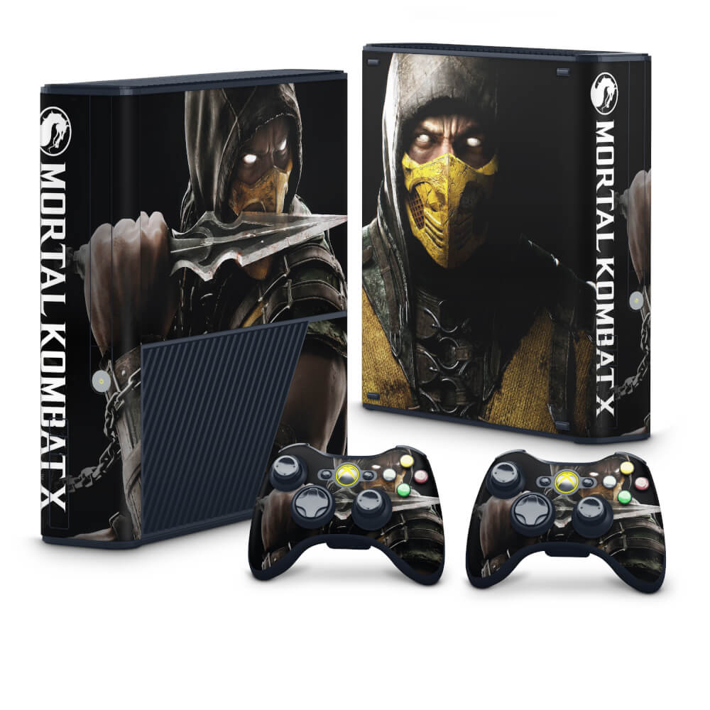 Skin Anti-Rage Xbox 360 Super Slim - Mortal Kombat X Scorpion