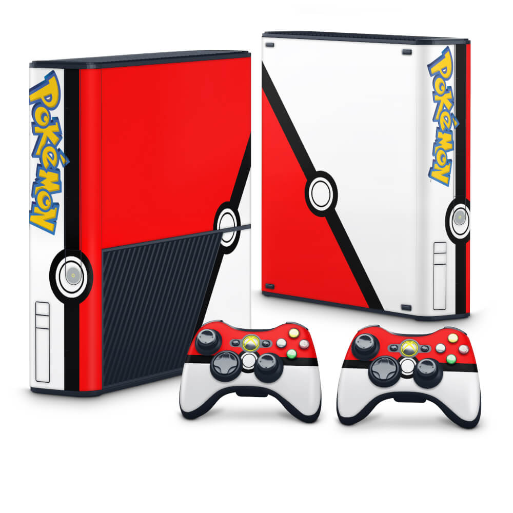 Skin Anti-Rage Xbox 360 Super Slim - Pokemon Pokebola
