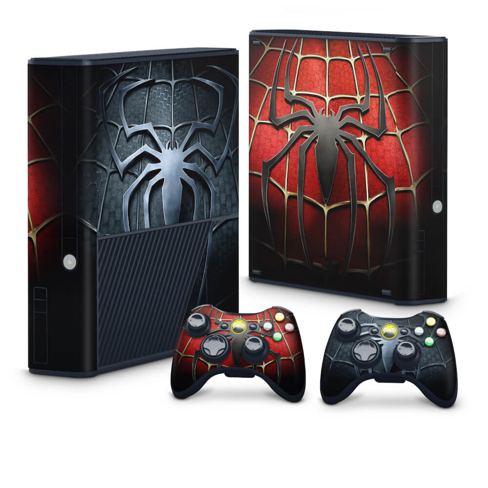 Skin Anti-Rage Xbox 360 Super Slim - Spiderman Homem-Aranha #A