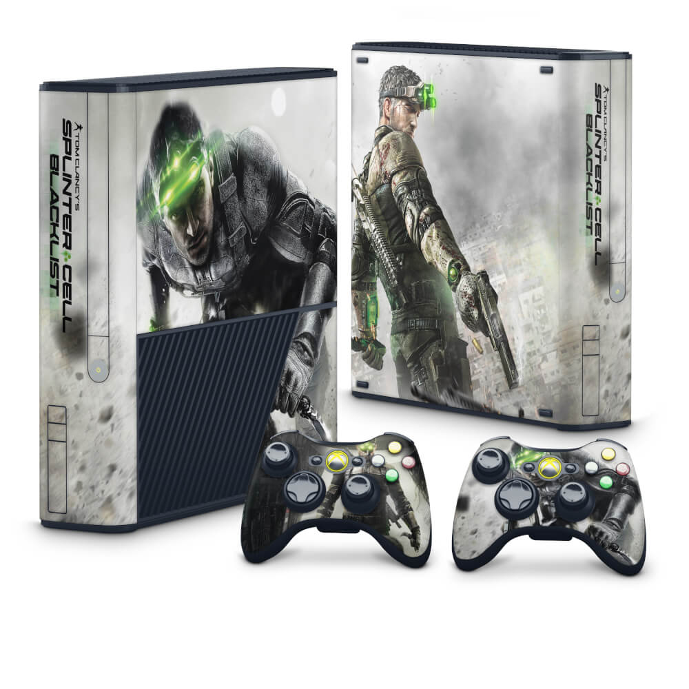Skin Anti-Rage Xbox 360 Super Slim - Splinter Cell Black List