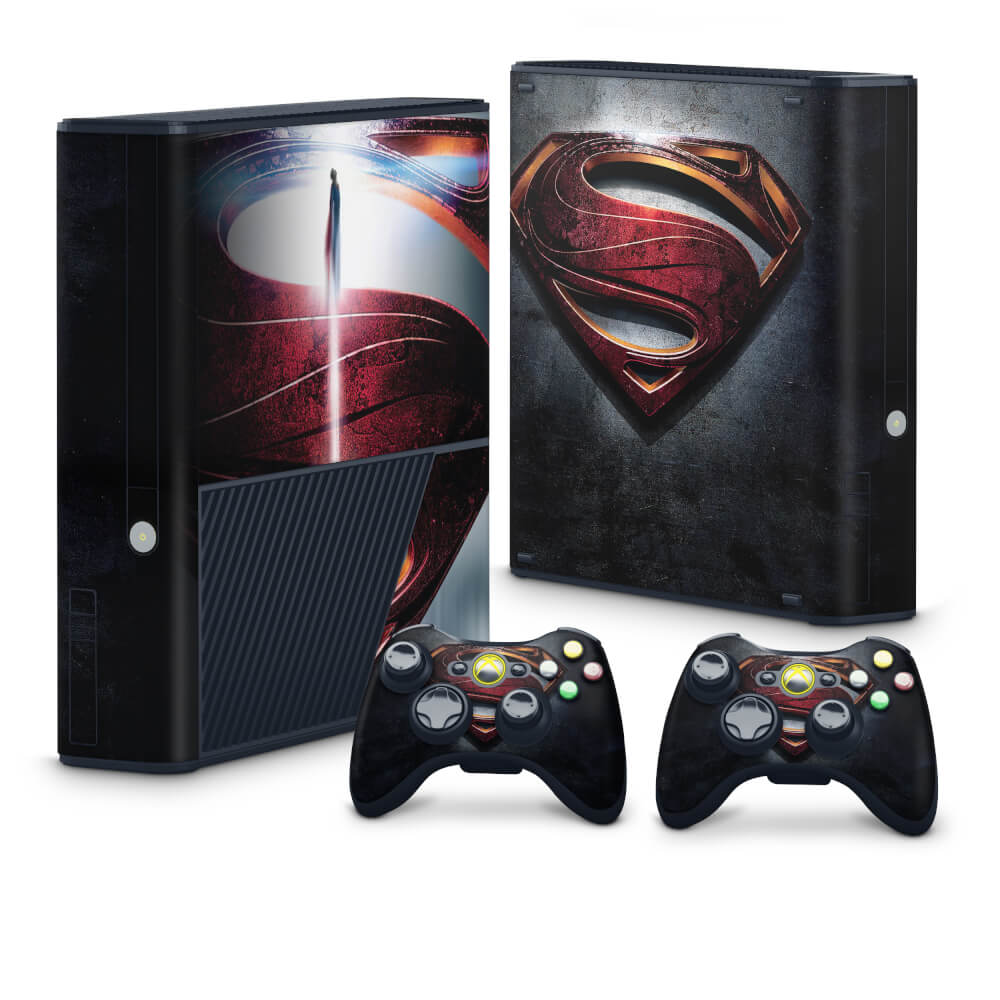Skin Anti-Rage Xbox 360 Super Slim - Superman - Man of Steel