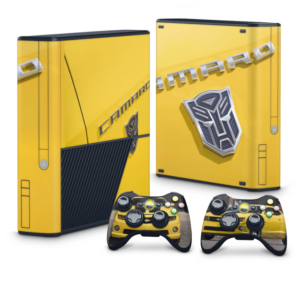 Skin Anti-Rage Xbox 360 Super Slim - Transformers Camaro