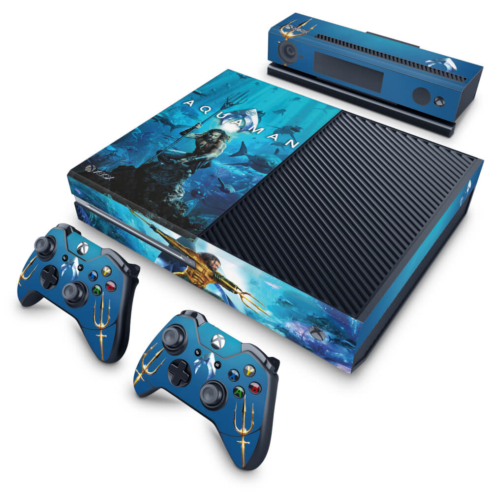 Skin Anti-Rage Xbox One Fat - Aquaman