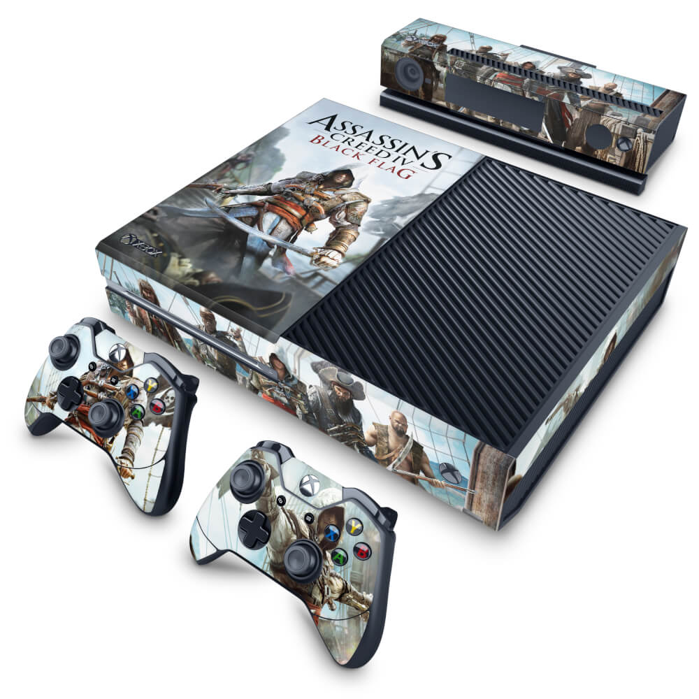 Skin Anti-Rage Xbox One Fat - Assassin's Creed Black Flag