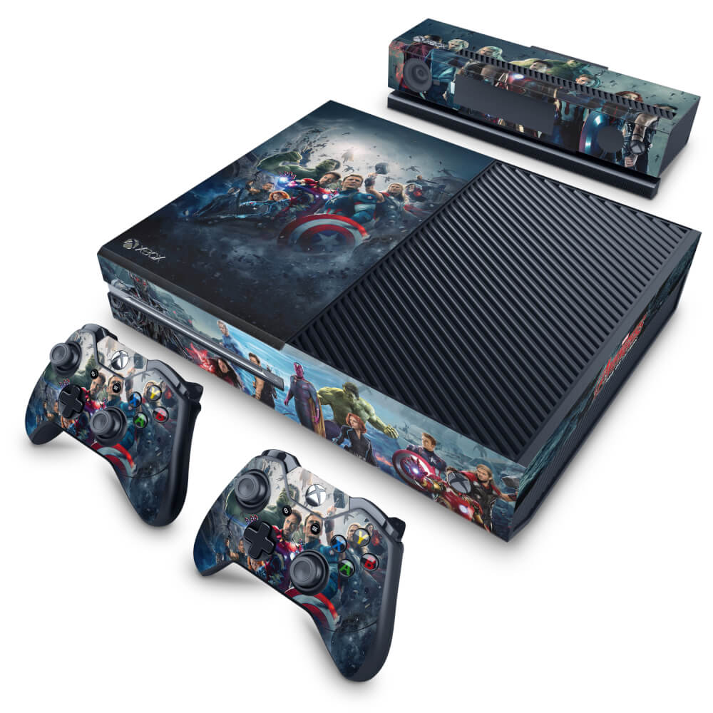 Skin Anti-Rage Xbox One Fat - Avengers - Age of Ultron