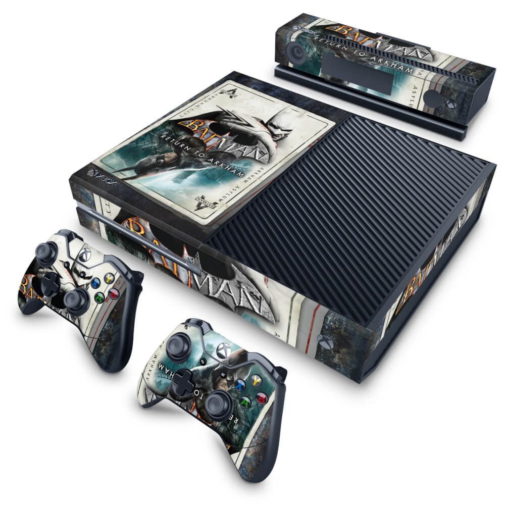 Skin Anti-Rage Xbox One Fat - Batman Return to Arkham