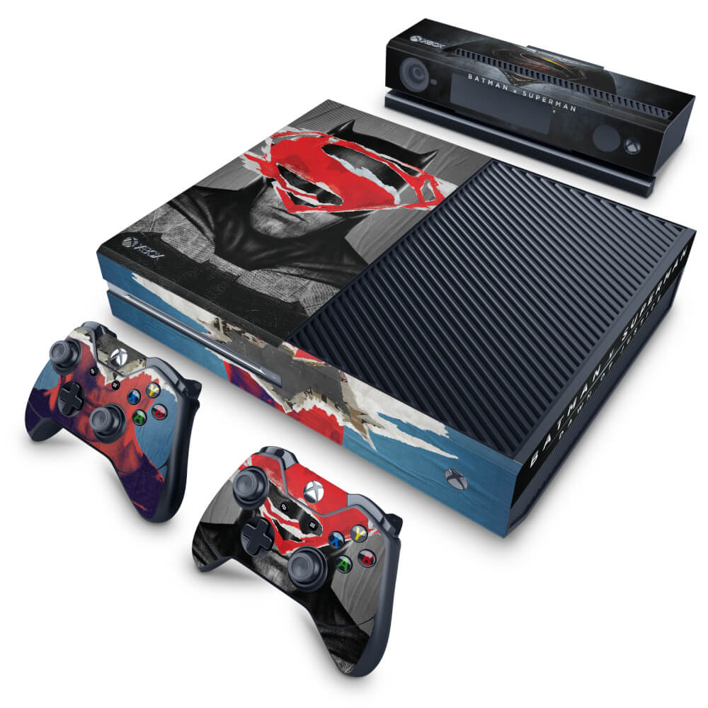 Skin Anti-Rage Xbox One Fat - Batman Vs Superman