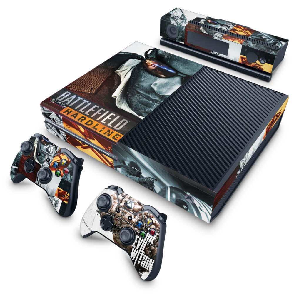Skin Anti-Rage Xbox One Fat - Battlefield Hardline