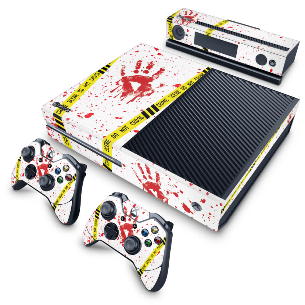 Skin Anti-Rage Xbox One Fat - Cena de Crime Scene