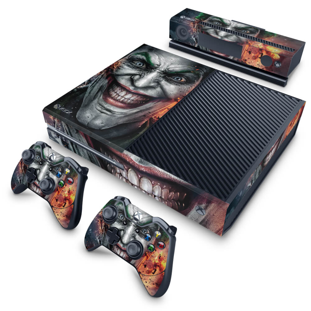 Skin Anti-Rage Xbox One Fat - Coringa - Joker #A