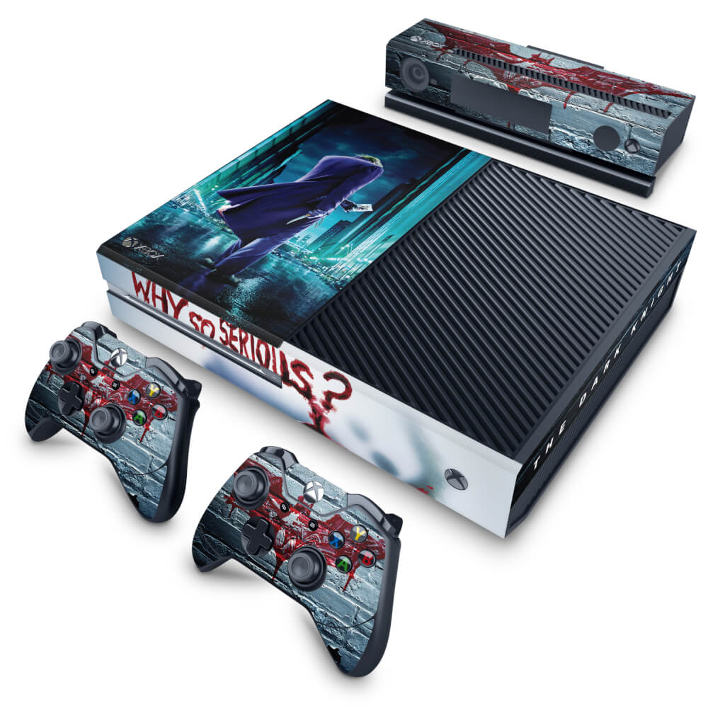 Skin Anti-Rage Xbox One Fat - Coringa - Joker