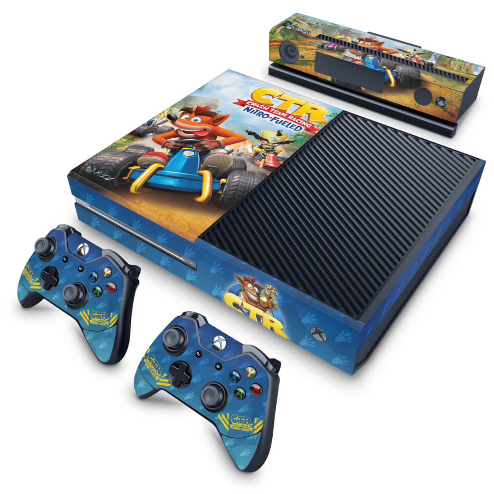 Skin Anti-Rage Xbox One Fat - Crash Team Racing CTR