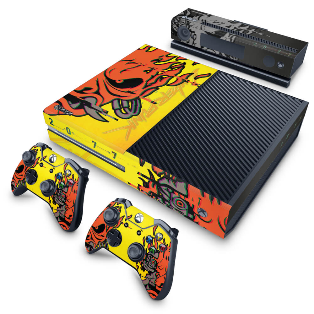 Skin Anti-Rage Xbox One Fat - Cyberpunk 2077