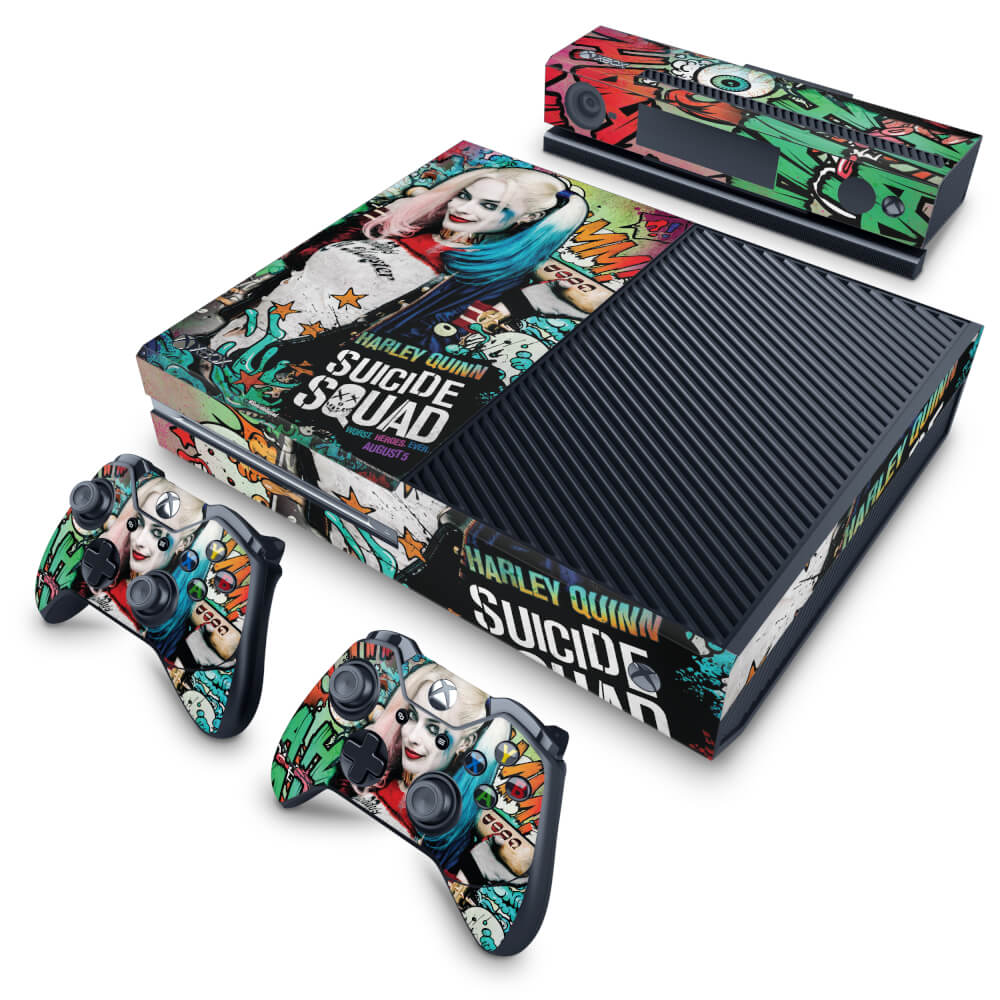 Skin Anti-Rage Xbox One Fat - Esquadrão Suicida #A