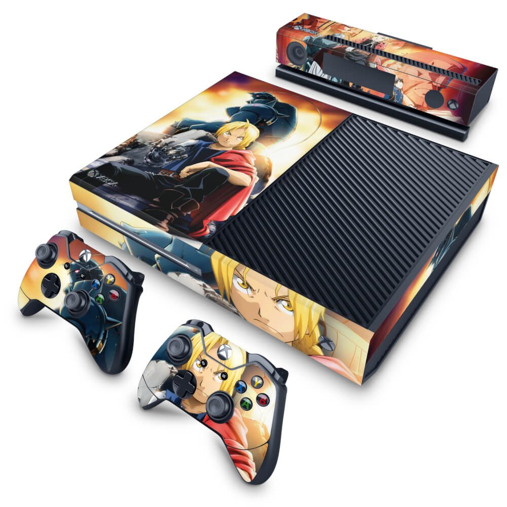 Skin Anti-Rage Xbox One Fat - Fullmetal Alchemist: Brotherhood