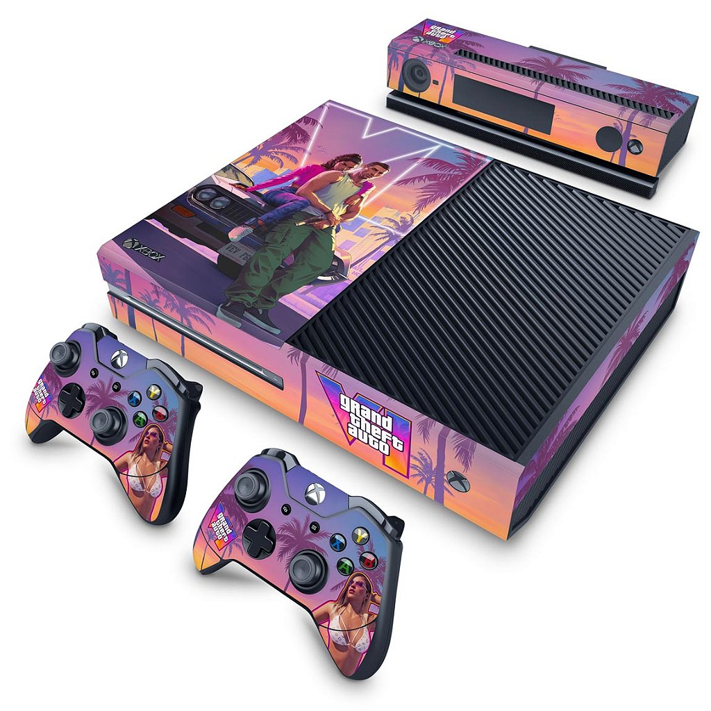 Skin Anti-Rage Xbox One Fat - GTA 6 VI