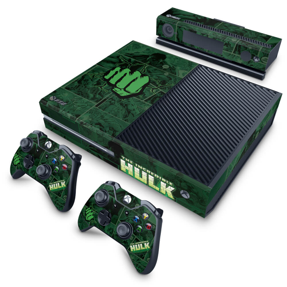 Skin Anti-Rage Xbox One Fat - Hulk Comics