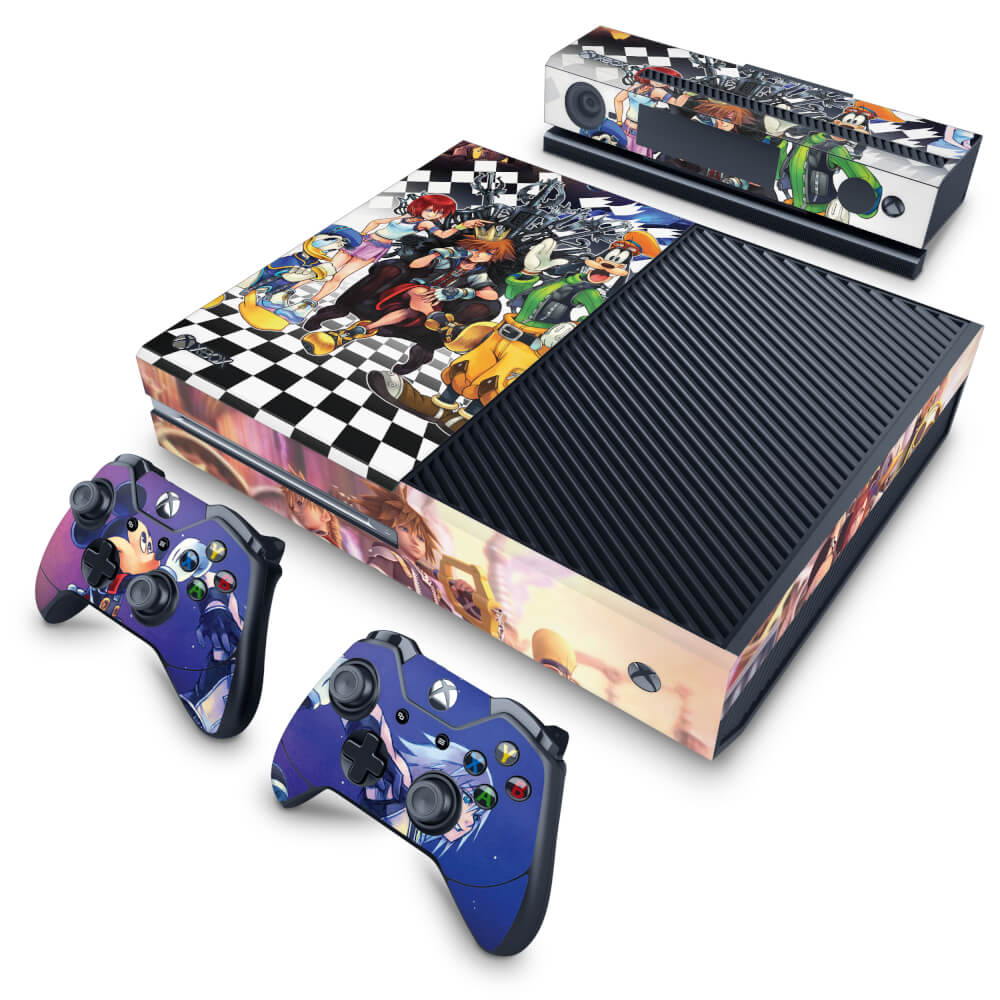 Skin Anti-Rage Xbox One Fat - Kingdom Hearts
