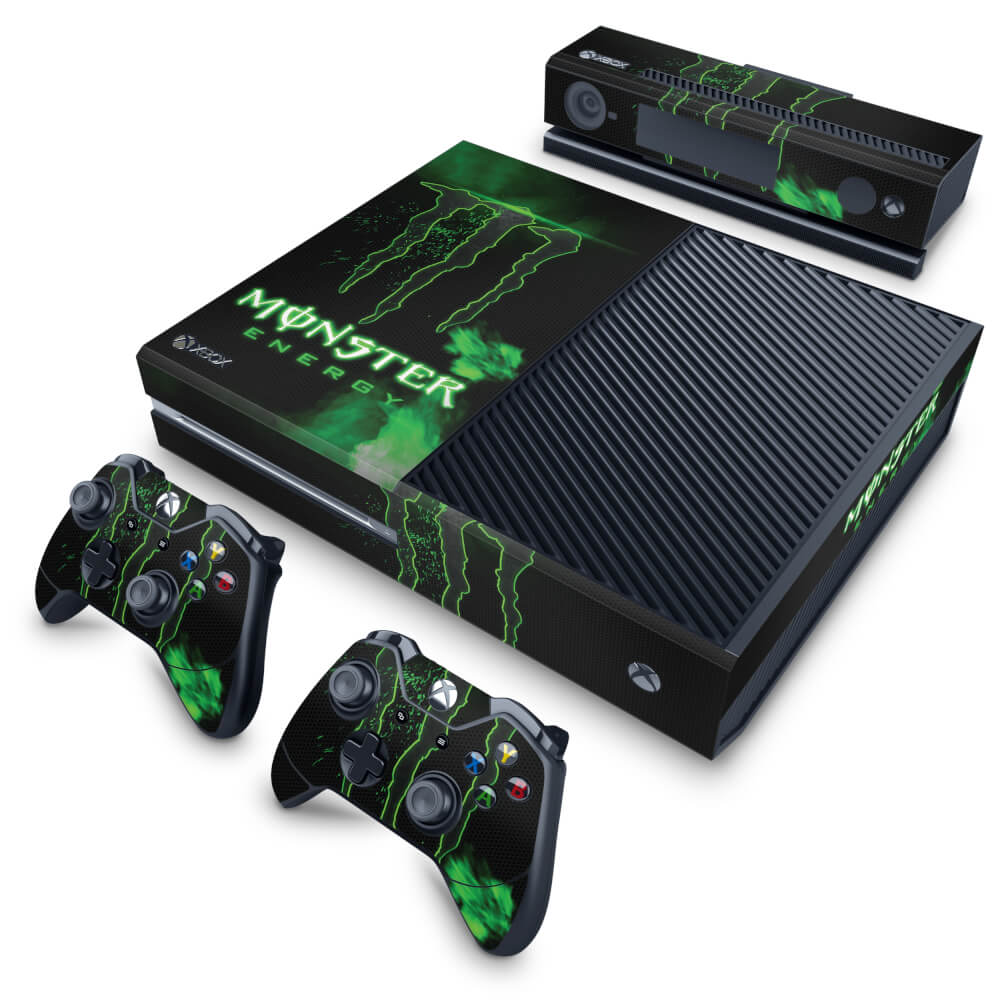 Skin Anti-Rage Xbox One Fat - Monster Energy Drink
