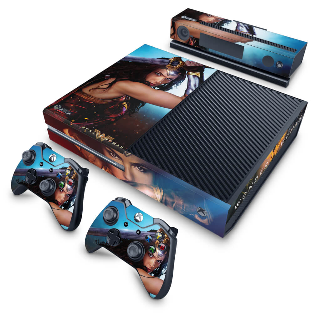 Skin Anti-Rage Xbox One Fat - Mulher Maravilha
