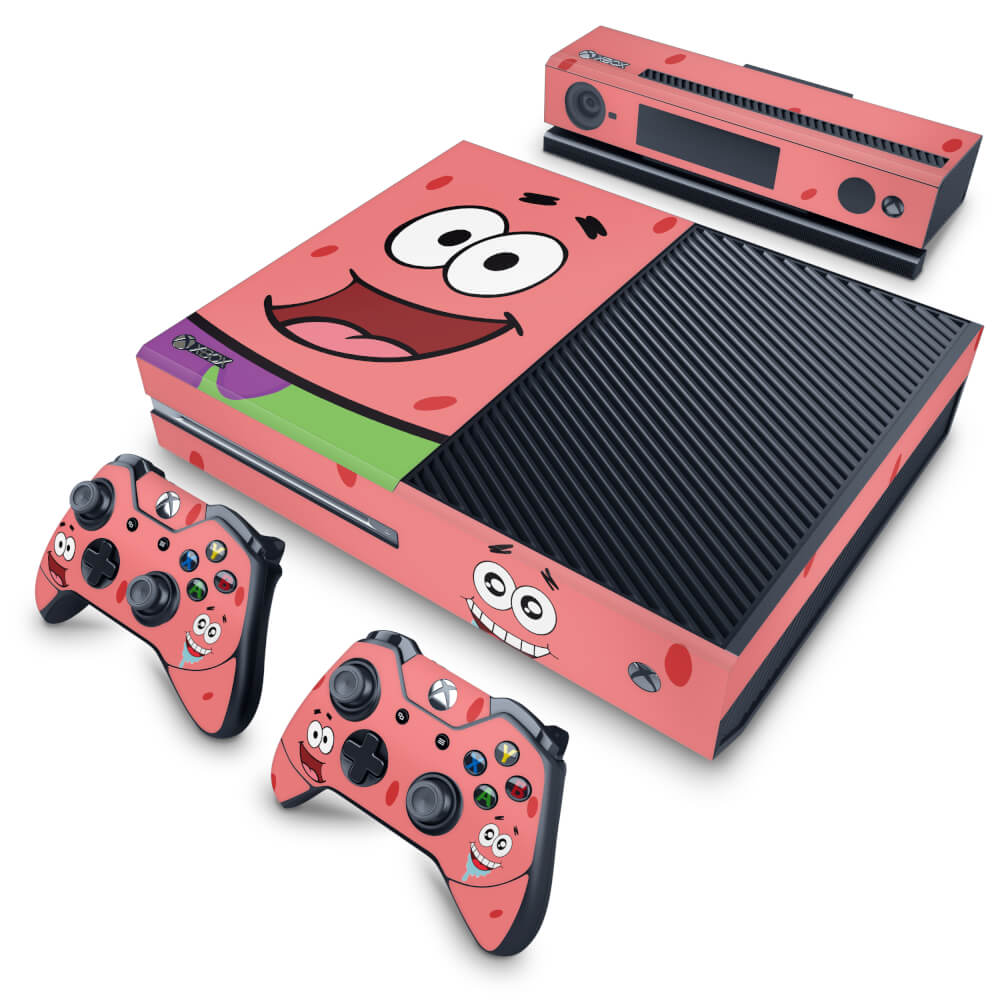 Skin Anti-Rage Xbox One Fat - Patrick Bob Esponja