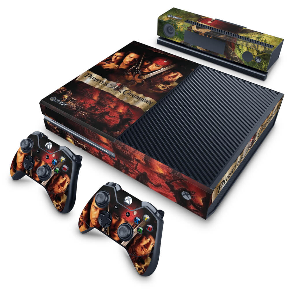 Skin Anti-Rage Xbox One Fat - Piratas do Caribe