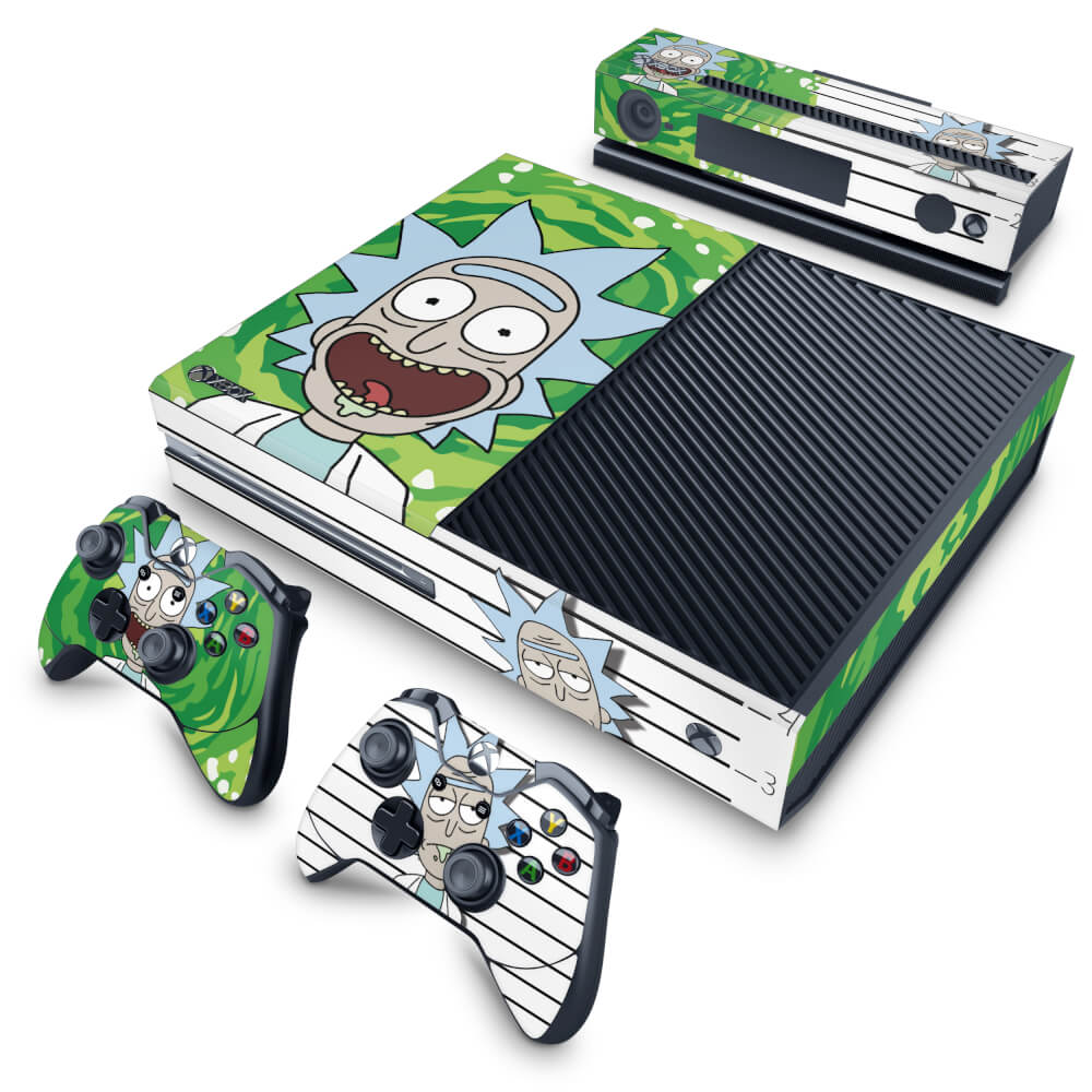 Skin Anti-Rage Xbox One Fat - Rick Rick and Morty
