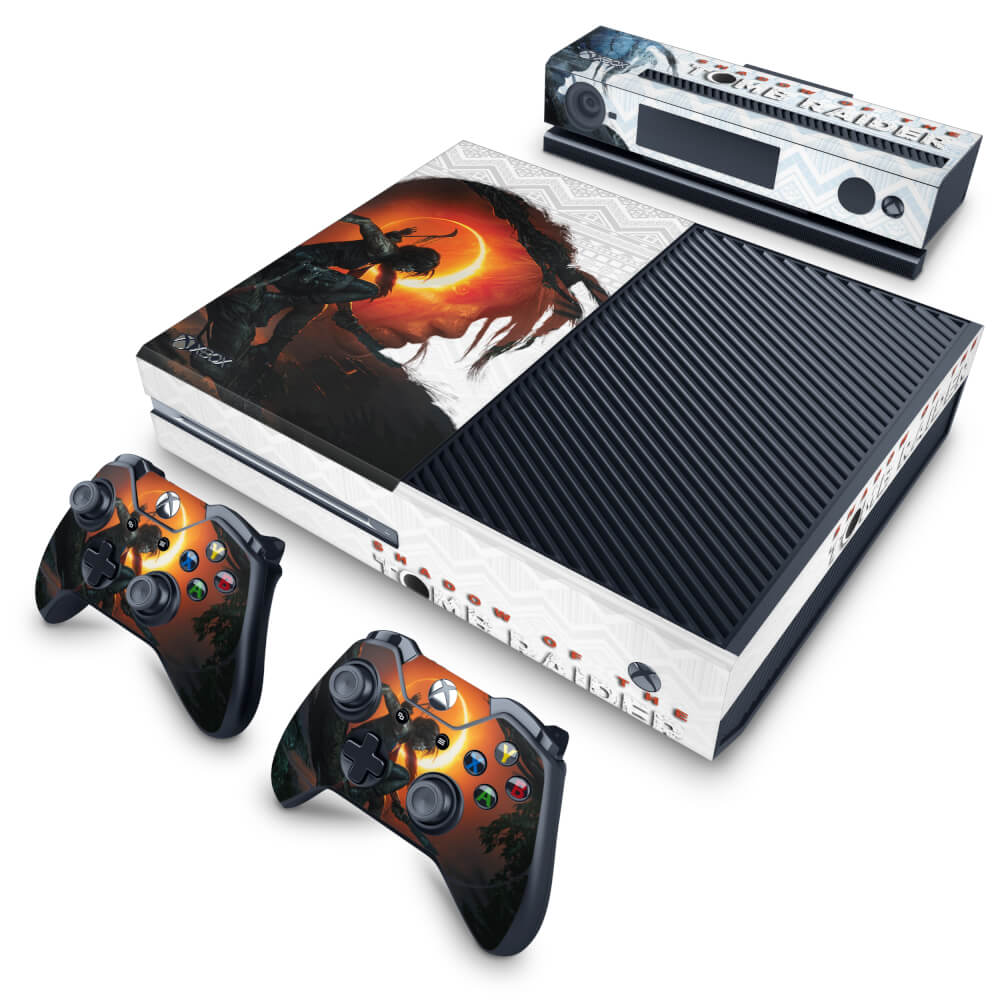 Skin Anti-Rage Xbox One Fat - Shadow Of The Tomb Raider