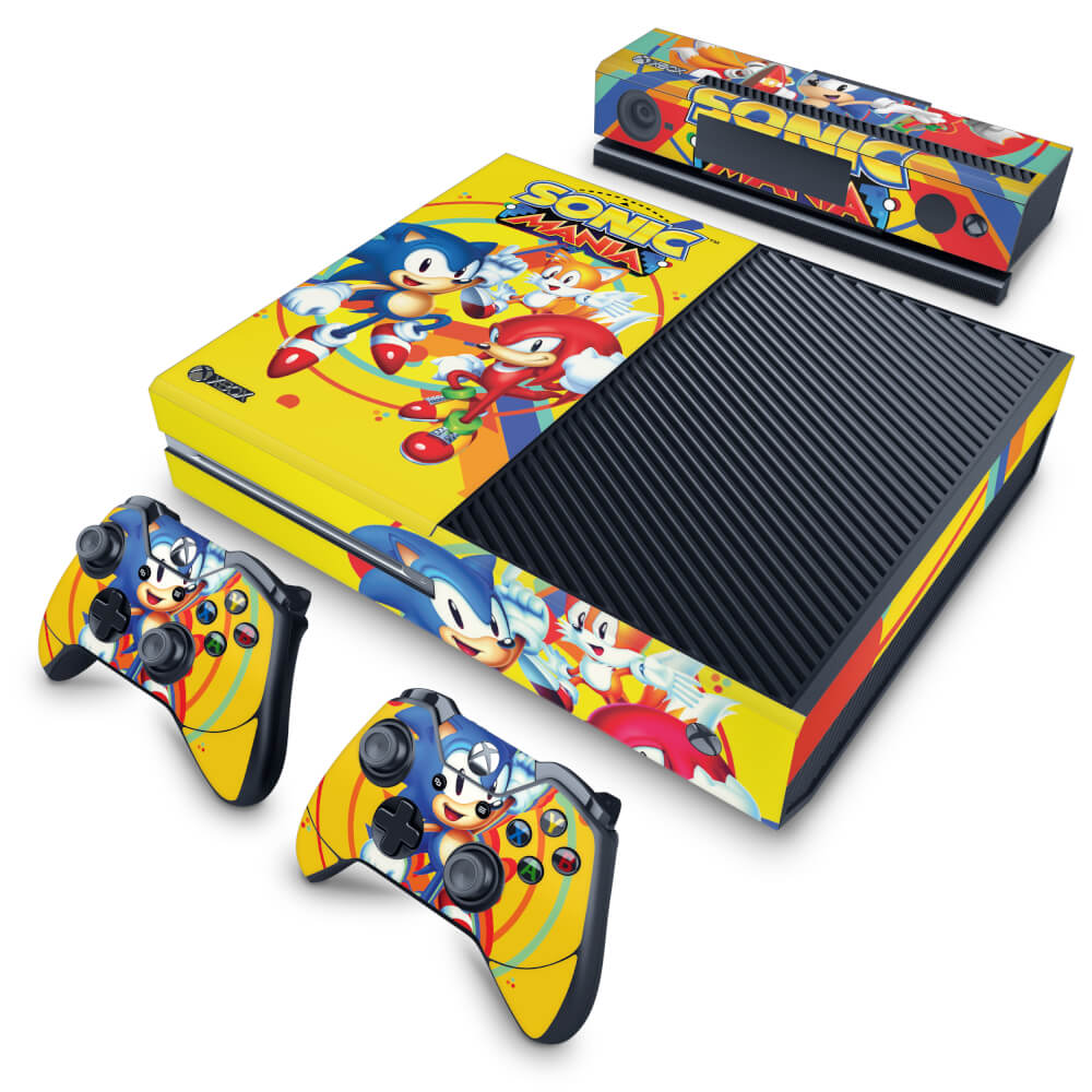 Skin Anti-Rage Xbox One Fat - Sonic Mania