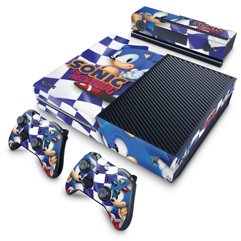 Skin Anti-Rage Xbox One Fat - Sonic The Hedgehog