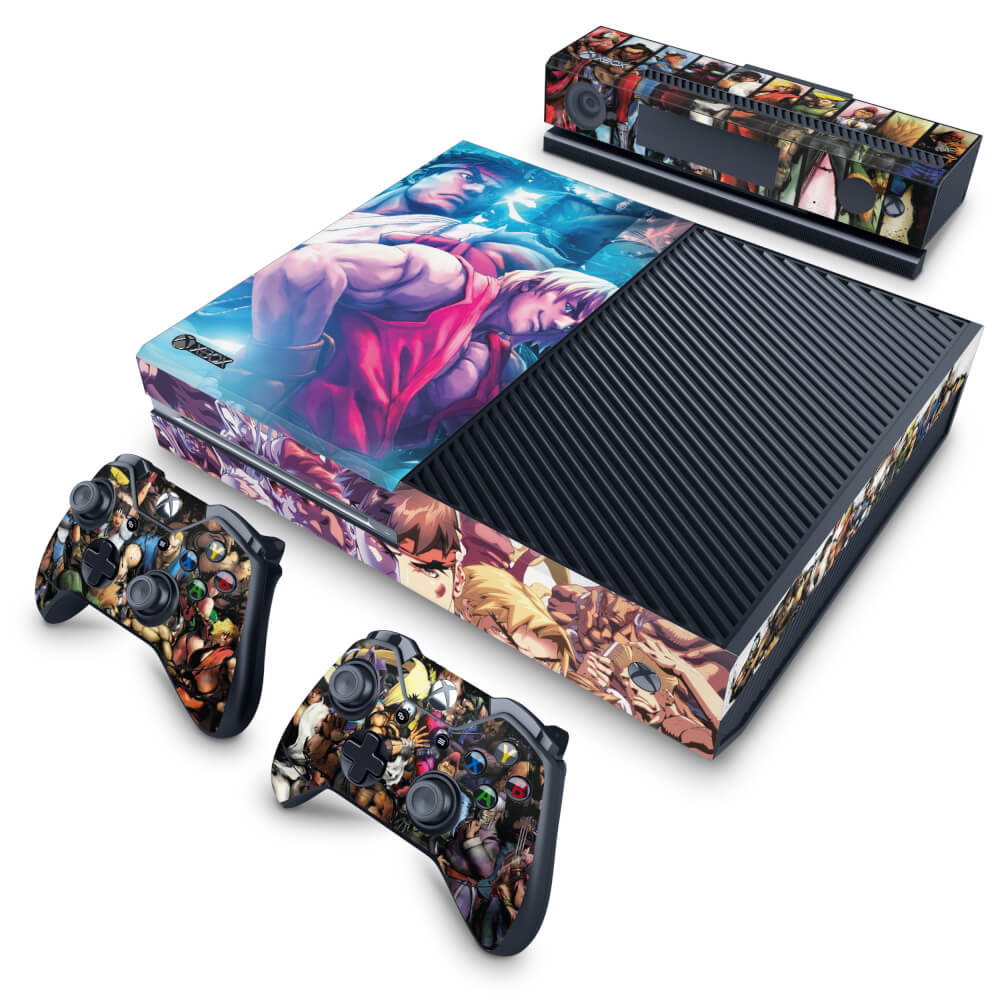 Skin Anti-Rage Xbox One Fat - Street Fighter